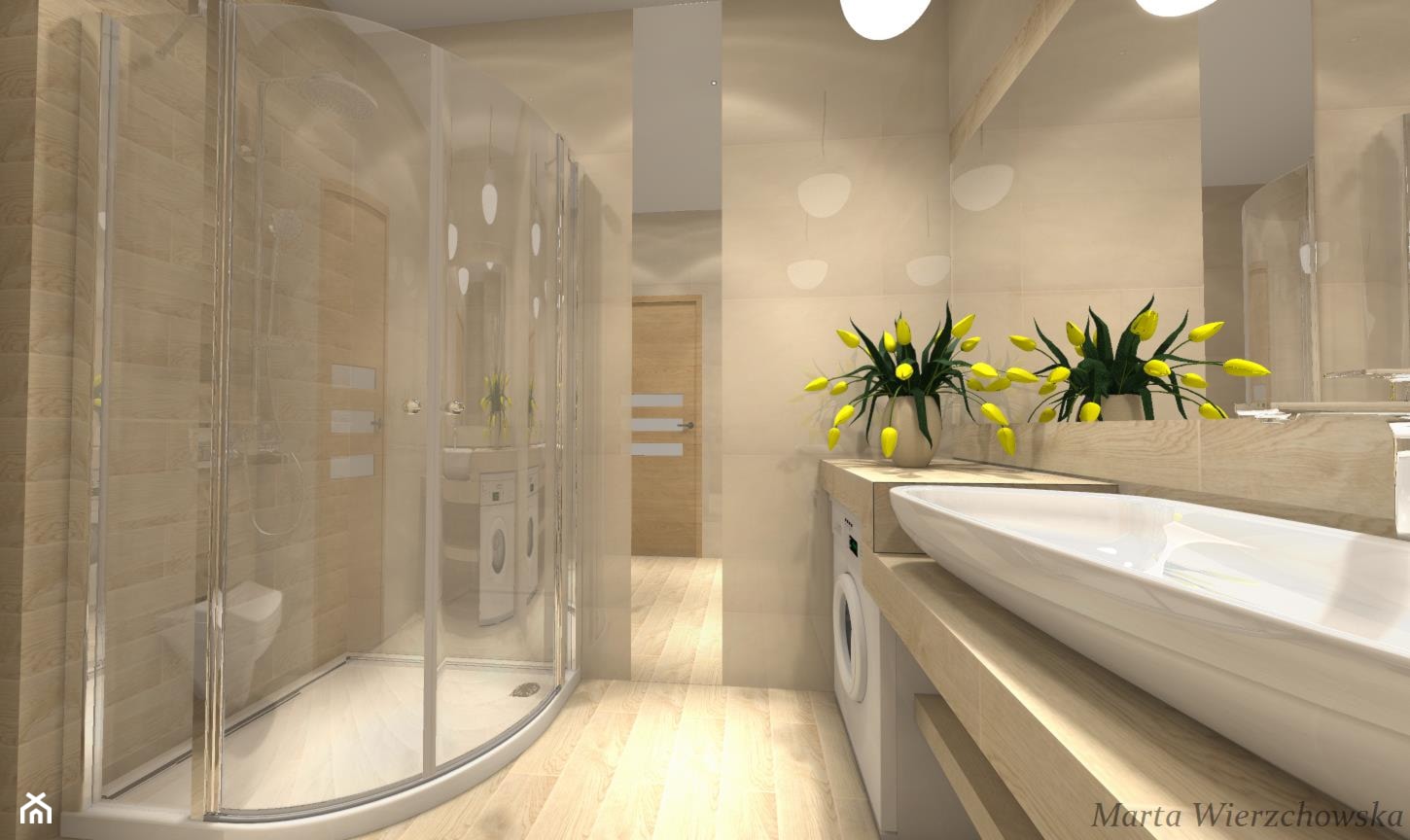 Łazienka, styl tradycyjny - zdjęcie od BATHROOM DESIGN 3D, PROJEKTY ŁAZIENKEK, PROJEKTOWANIE WNĘTRZ - Homebook