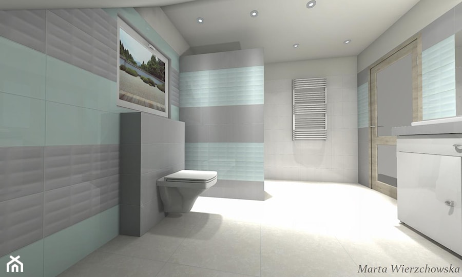 Łazienka, styl glamour - zdjęcie od BATHROOM DESIGN 3D, PROJEKTY ŁAZIENKEK, PROJEKTOWANIE WNĘTRZ