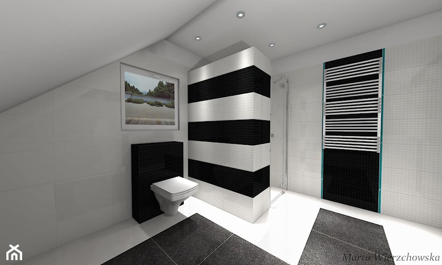 Łazienka, styl nowoczesny - zdjęcie od BATHROOM DESIGN 3D, PROJEKTY ŁAZIENKEK, PROJEKTOWANIE WNĘTRZ