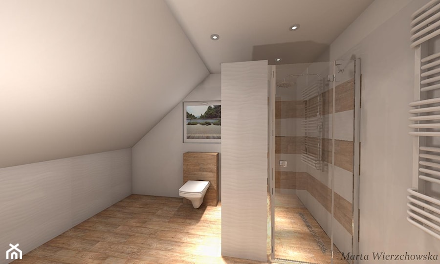 Łazienka, styl skandynawski - zdjęcie od BATHROOM DESIGN 3D, PROJEKTY ŁAZIENKEK, PROJEKTOWANIE WNĘTRZ