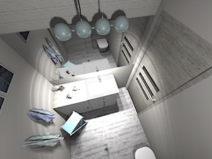 Łazienka shabby chic - zdjęcie od BATHROOM DESIGN 3D, PROJEKTY ŁAZIENKEK, PROJEKTOWANIE WNĘTRZ