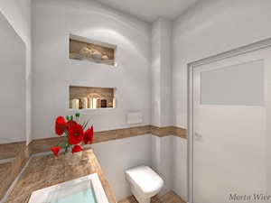 Łazienka, styl skandynawski - zdjęcie od BATHROOM DESIGN 3D, PROJEKTY ŁAZIENKEK, PROJEKTOWANIE WNĘTRZ