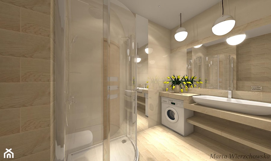 Łazienka, styl minimalistyczny - zdjęcie od BATHROOM DESIGN 3D, PROJEKTY ŁAZIENKEK, PROJEKTOWANIE WNĘTRZ