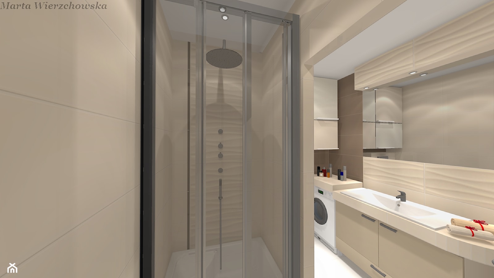 - zdjęcie od BATHROOM DESIGN 3D, PROJEKTY ŁAZIENKEK, PROJEKTOWANIE WNĘTRZ - Homebook