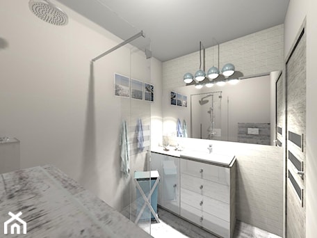 Aranżacje wnętrz - Łazienka: Łazienka shabby chic - BATHROOM DESIGN 3D, PROJEKTY ŁAZIENKEK, PROJEKTOWANIE WNĘTRZ . Przeglądaj, dodawaj i zapisuj najlepsze zdjęcia, pomysły i inspiracje designerskie. W bazie mamy już prawie milion fotografii!