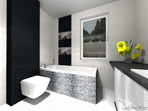 W dobrym stylu - Łazienka, styl nowoczesny - zdjęcie od BATHROOM DESIGN 3D, PROJEKTY ŁAZIENKEK, PROJEKTOWANIE WNĘTRZ