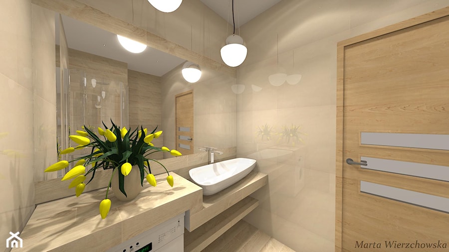 Łazienka, styl skandynawski - zdjęcie od BATHROOM DESIGN 3D, PROJEKTY ŁAZIENKEK, PROJEKTOWANIE WNĘTRZ