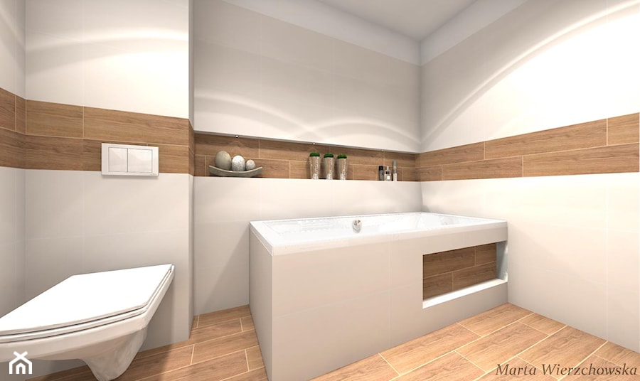 Łazienka, styl skandynawski - zdjęcie od BATHROOM DESIGN 3D, PROJEKTY ŁAZIENKEK, PROJEKTOWANIE WNĘTRZ