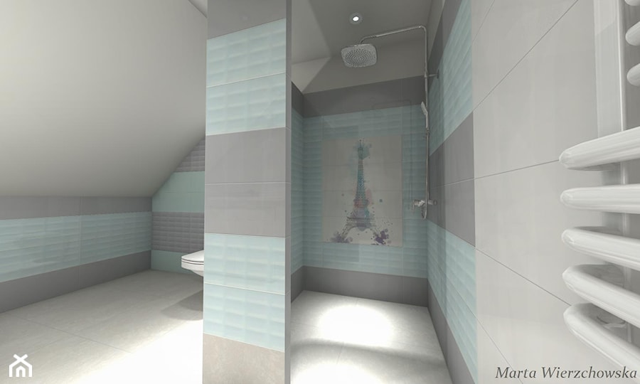 Łazienka, styl nowoczesny - zdjęcie od BATHROOM DESIGN 3D, PROJEKTY ŁAZIENKEK, PROJEKTOWANIE WNĘTRZ