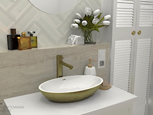 Słoneczna łazienka - zdjęcie od EM Projektowanie Wnętrz