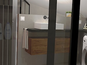 Loftowe mieszkanie na poddaszu domku jednorodzinnego - zdjęcie od EM Projektowanie Wnętrz