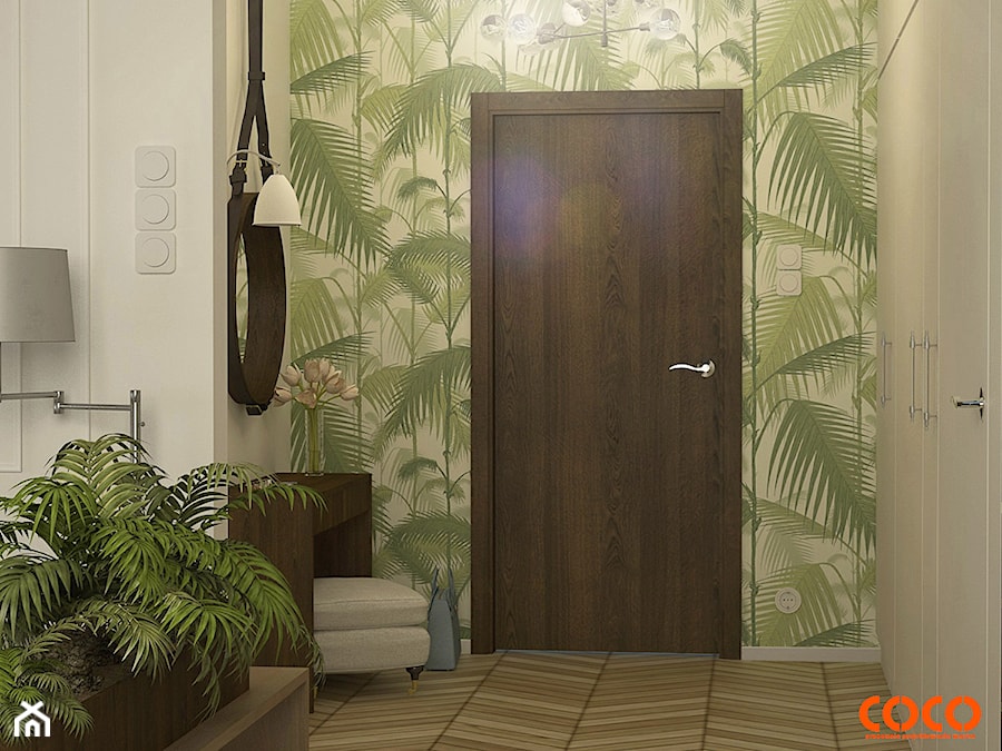 Apartament z liściem palmy - zdjęcie od COCO Pracownia projektowania wnętrz