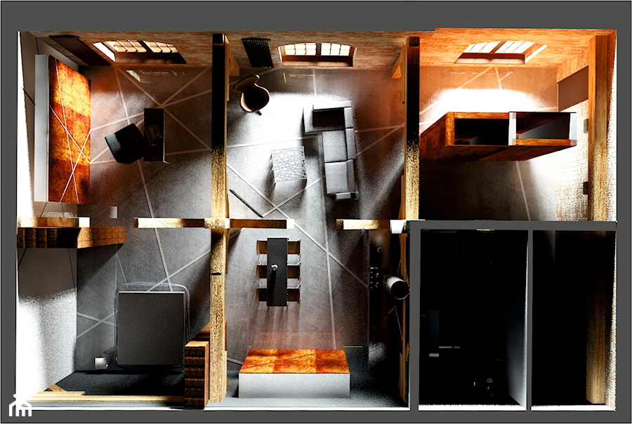 LOFT interior - zdjęcie od Genius Loci Architekci