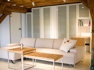 widok na salon-część wypoczynkowa - zdjęcie od Genius Loci Architekci