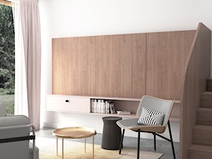 Mieszkanie lastryko Poznań - Salon, styl minimalistyczny - zdjęcie od zonaarchitekci