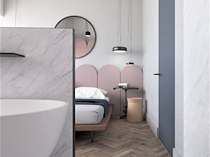 Mieszkanie lastryko Poznań - Sypialnia, styl minimalistyczny - zdjęcie od zonaarchitekci