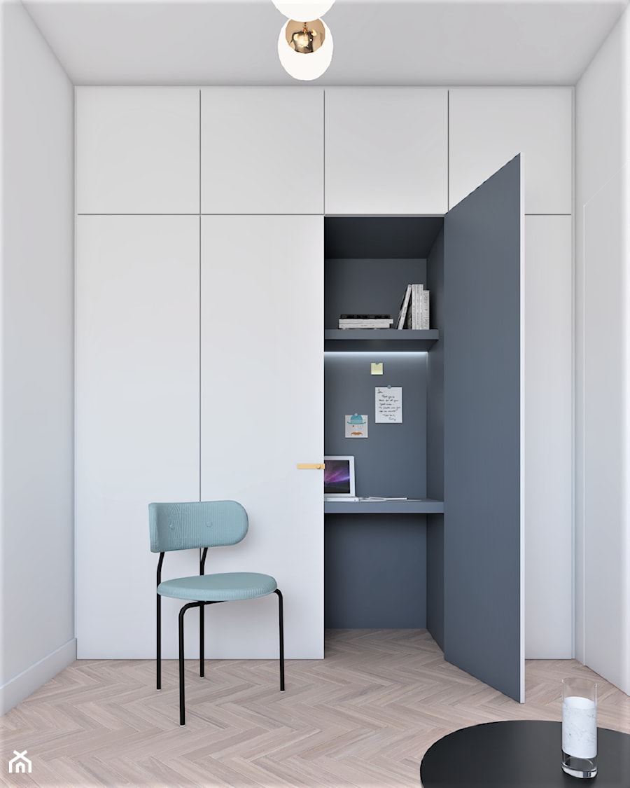 Mieszkanie lastryko Poznań - Garderoba, styl minimalistyczny - zdjęcie od zonaarchitekci