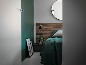 MIESZKANIE POZNAŃ - Sypialnia, styl minimalistyczny - zdjęcie od zonaarchitekci