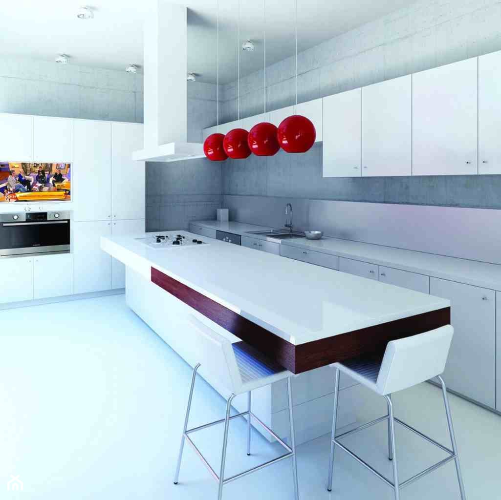 Telewizor w kuchni - zdjęcie od Mirror Multimedia - Homebook