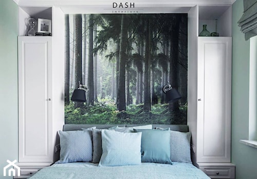 Mieszkanie w Radomiu - Średnia zielona sypialnia, styl tradycyjny - zdjęcie od Dash Interiors