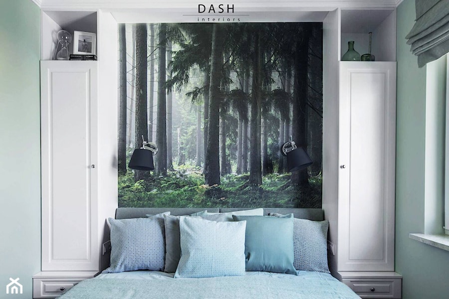 Mieszkanie w Radomiu - Średnia zielona sypialnia, styl tradycyjny - zdjęcie od Dash Interiors