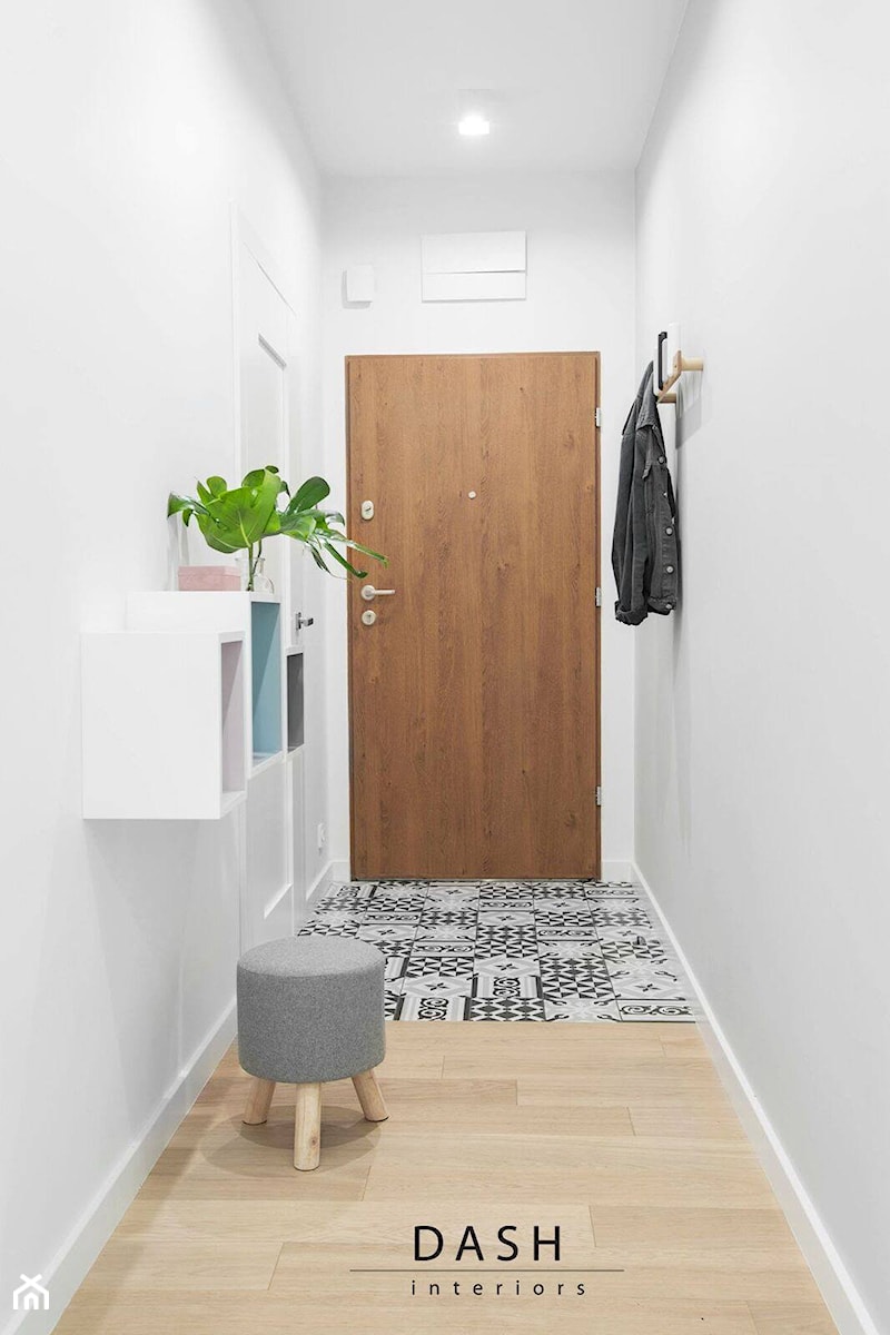 Mieszkanie na Wilanowie - Hol / przedpokój, styl skandynawski - zdjęcie od Dash Interiors