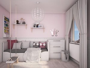 Projekt aranżacji wnętrza mieszkania w Nowej Soli - Pokój dziecka, styl nowoczesny - zdjęcie od misa_art_studio