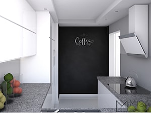 Projekt aranżacji wnętrza mieszkania w Nowej Soli - Kuchnia, styl nowoczesny - zdjęcie od misa_art_studio