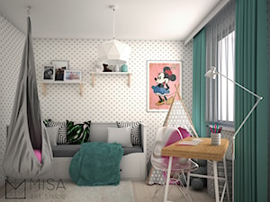 Projekt aranżacji wnętrza mieszkania w Nowej Soli - Pokój dziecka, styl skandynawski - zdjęcie od misa_art_studio