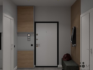 Nowoczesność z loftowymi akcentami - Hol / przedpokój, styl nowoczesny - zdjęcie od Zoom Architects