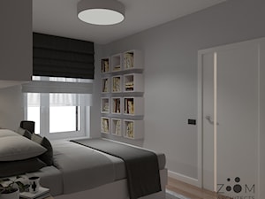 Nowoczesność z loftowymi akcentami - Sypialnia, styl nowoczesny - zdjęcie od Zoom Architects
