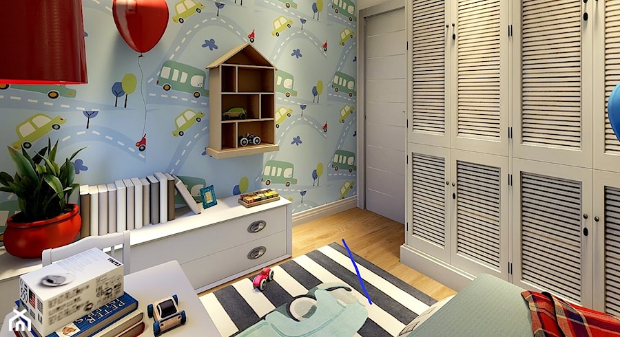 Niewielki pokój chłopca - zdjęcie od LUUR Studio Projektowe