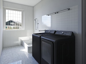 pomieszczenie gospodarcze z pralnią - zdjęcie od LUUR Studio Projektowe