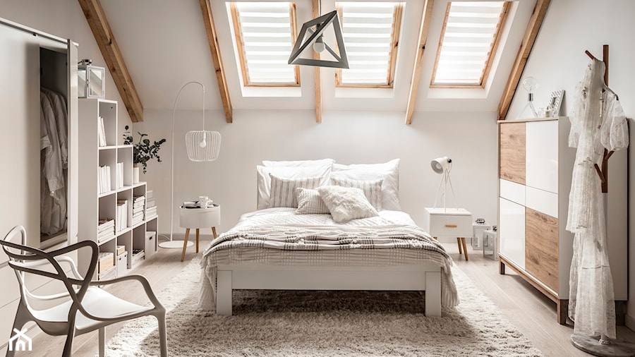 Sypialnia, styl nowoczesny - zdjęcie od Fabryka Mebli AKORD