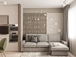 Mieszkanie w Mińsku - Salon, styl nowoczesny - zdjęcie od LINEUP STUDIO
