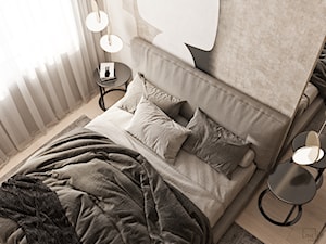 Mieszkanie w Mińsku - Sypialnia, styl nowoczesny - zdjęcie od LINEUP STUDIO