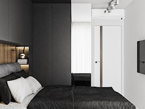 Akcenty na 40mkw - Sypialnia, styl minimalistyczny - zdjęcie od LINEUP STUDIO