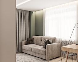 Mieszkanie w Mińsku - Średnie z sofą zielone biuro, styl nowoczesny - zdjęcie od LINEUP STUDIO - Homebook