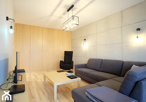 Salon w stylu minimalistycznym - zdjęcie od Inside Projekty Wnętrz. Małgorzata Więch