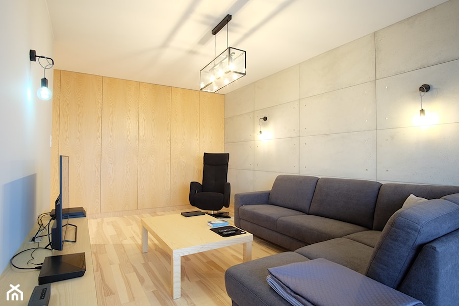 Salon w stylu minimalistycznym - zdjęcie od Inside Projekty Wnętrz. Małgorzata Więch
