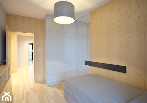Sypialnia w stylu minimalistycznym - zdjęcie od Inside Projekty Wnętrz. Małgorzata Więch