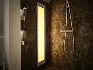 Łazienka na poddaszu w stylu eklektycznym - zdjęcie od Inside Projekty Wnętrz. Małgorzata Więch