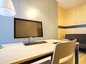 Gabinet w stylu minimalistycznym - zdjęcie od Inside Projekty Wnętrz. Małgorzata Więch
