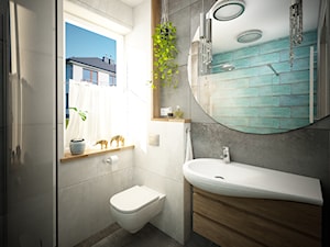Łazienka w stylu nowoczesnym z duszą Glamour - zdjęcie od Inside Projekty Wnętrz. Małgorzata Więch