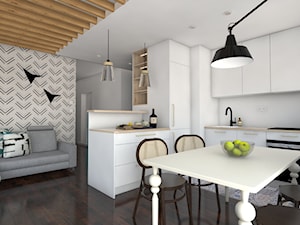 Arrow - mieszkanie w Warszawie - Kuchnia, styl nowoczesny - zdjęcie od Katarzyna Grot Architektura Wnętrz