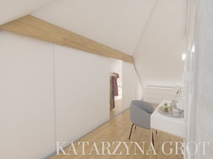 Elegancka Rezydencja pod Grójcem - Garderoba, styl glamour - zdjęcie od Katarzyna Grot Architektura Wnętrz