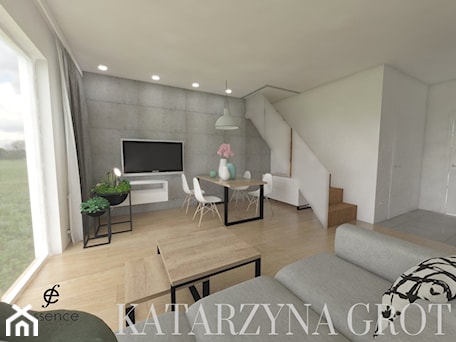 Aranżacje wnętrz - Salon: Soft-Loft w zieleni - Salon, styl industrialny - Katarzyna Grot Architektura Wnętrz. Przeglądaj, dodawaj i zapisuj najlepsze zdjęcia, pomysły i inspiracje designerskie. W bazie mamy już prawie milion fotografii!