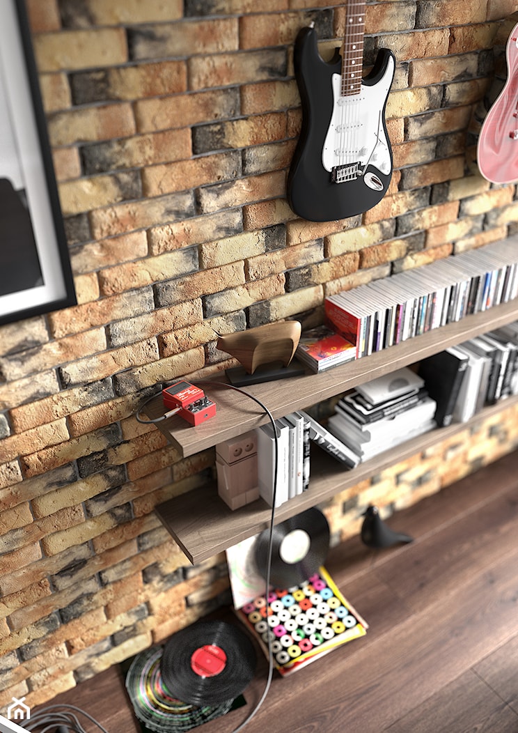 Sol Brick - Salon, styl vintage - zdjęcie od Simple Art Form - Homebook