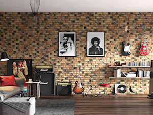 Sol Brick - Salon, styl vintage - zdjęcie od Simple Art Form