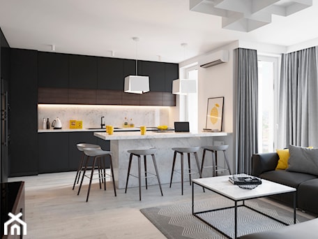 Aranżacje wnętrz - Kuchnia: Minimalistyczny apartament BWWY - Simple Art Form. Przeglądaj, dodawaj i zapisuj najlepsze zdjęcia, pomysły i inspiracje designerskie. W bazie mamy już prawie milion fotografii!